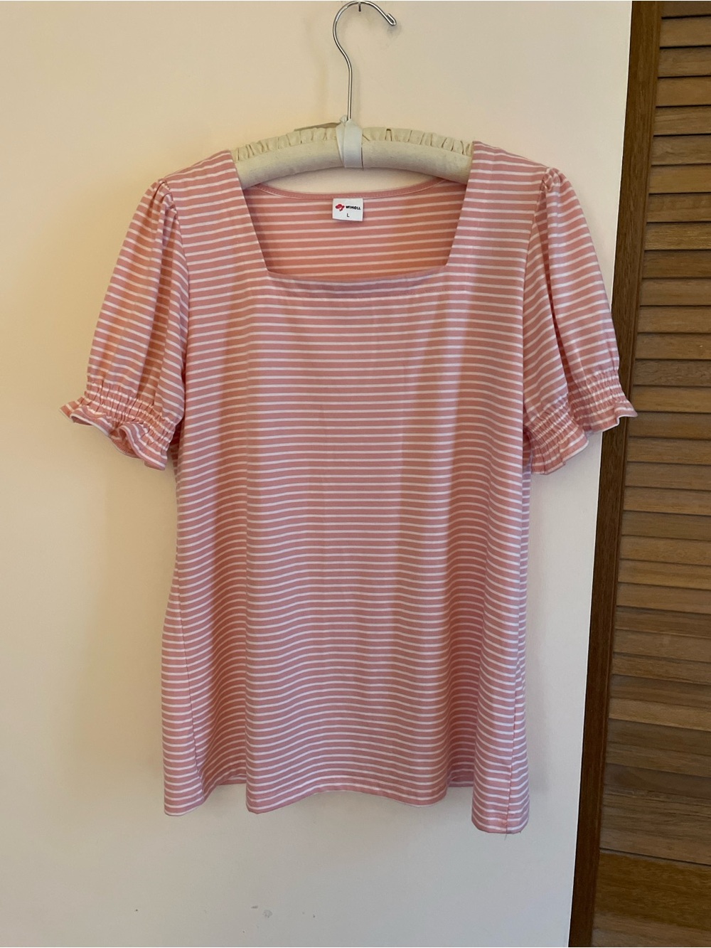 Woholl Striped Top. EUC.